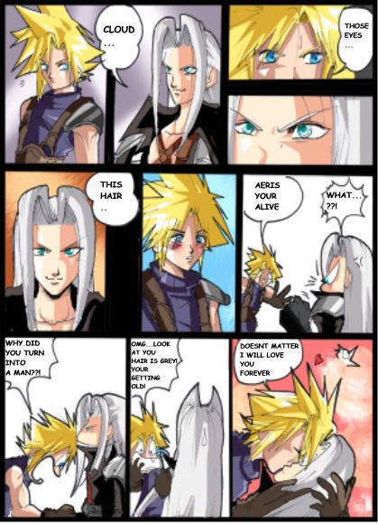 10-WRONGPERSON.jpg Cloud and Sephiroth image by Asarithlove