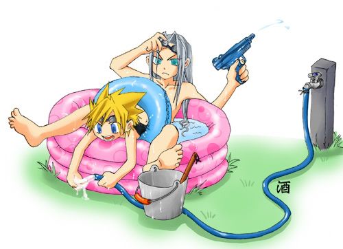 53-hako_2005_28.jpg Cloud and Sephiroth image by Asarithlove