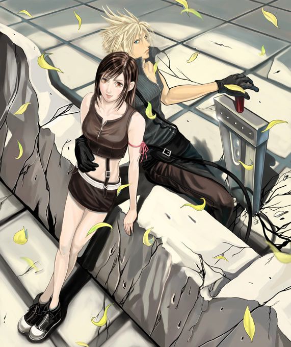 ff7cloti4.jpg Cloud and Tifa image by Asarithlove
