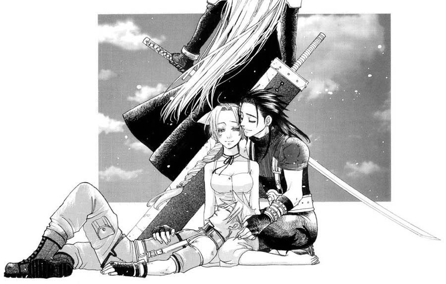 419-core.jpg Aerith / Aeris, Cloud, Zack / Zax and Sephiroth image by Asarithlove
