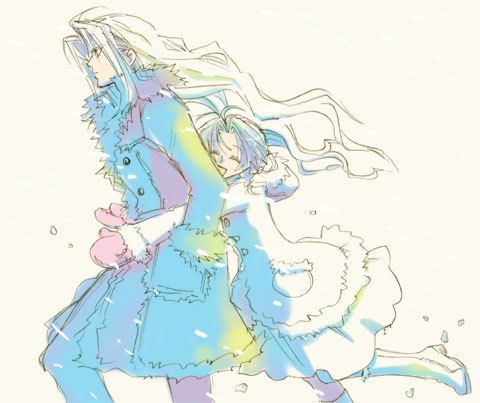 12-1206sa.jpg Sephiroth and Aerith / Aeris image by Asarithlove