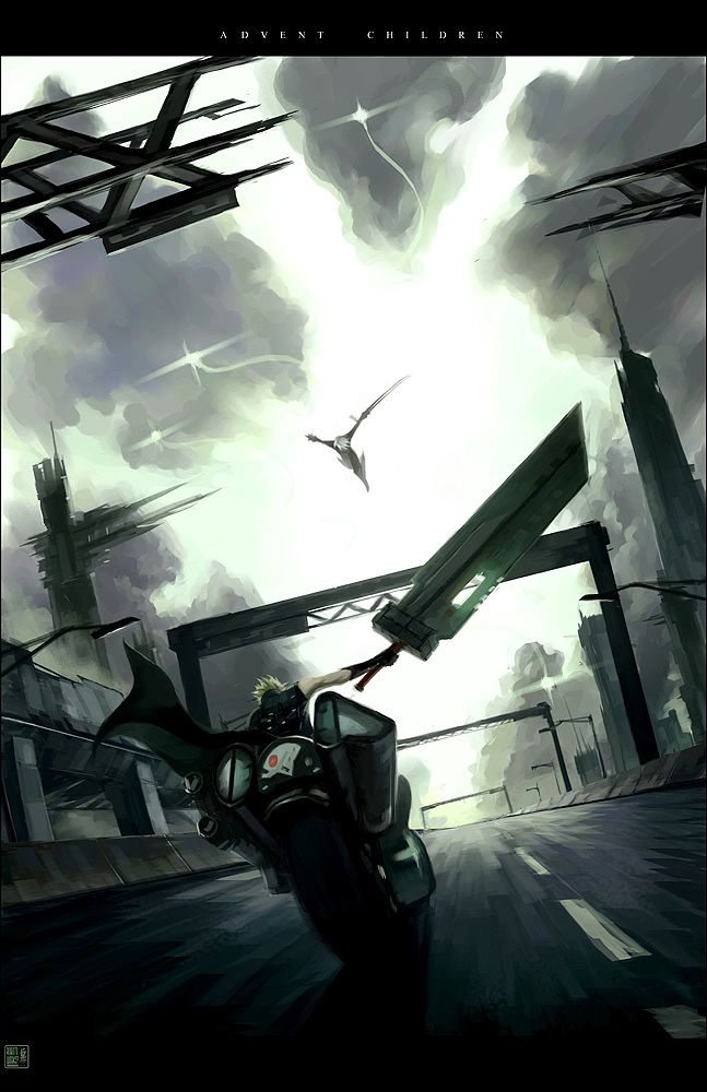 12-_pic7156.jpg Cloud vs Kadaj image by Asarithlove