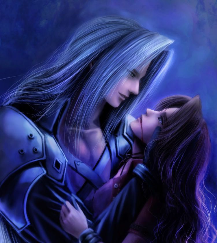 Sephiroth and Aerith / Aeris Pictures, Images and Photos