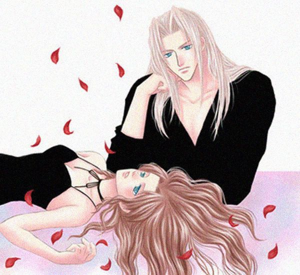 67-8fc410.jpg Sephiroth and Aerith / Aeris image by Asarithlove