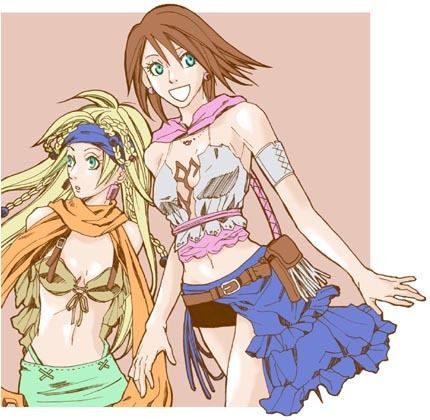 ff102_02.jpg Yuna and Rikku image by Asarithlove