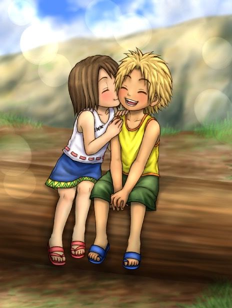 kodomo.jpg Yuna and Tidus image by Asarithlove