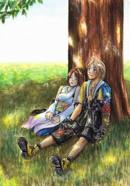 kyuusoku.jpg Yuna and Tidus image by Asarithlove