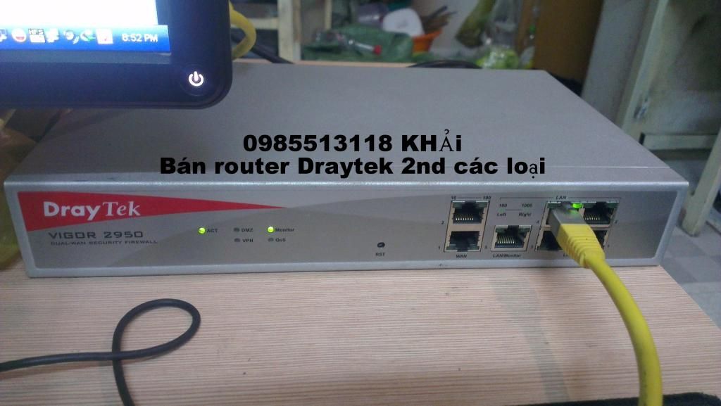Bán Draytek Vigor 2920FV đang chạy nhà trọ