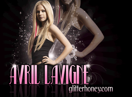 Avril Lavigne Animated Pink & Black. Name: Avril Lavigne Animated Pink &