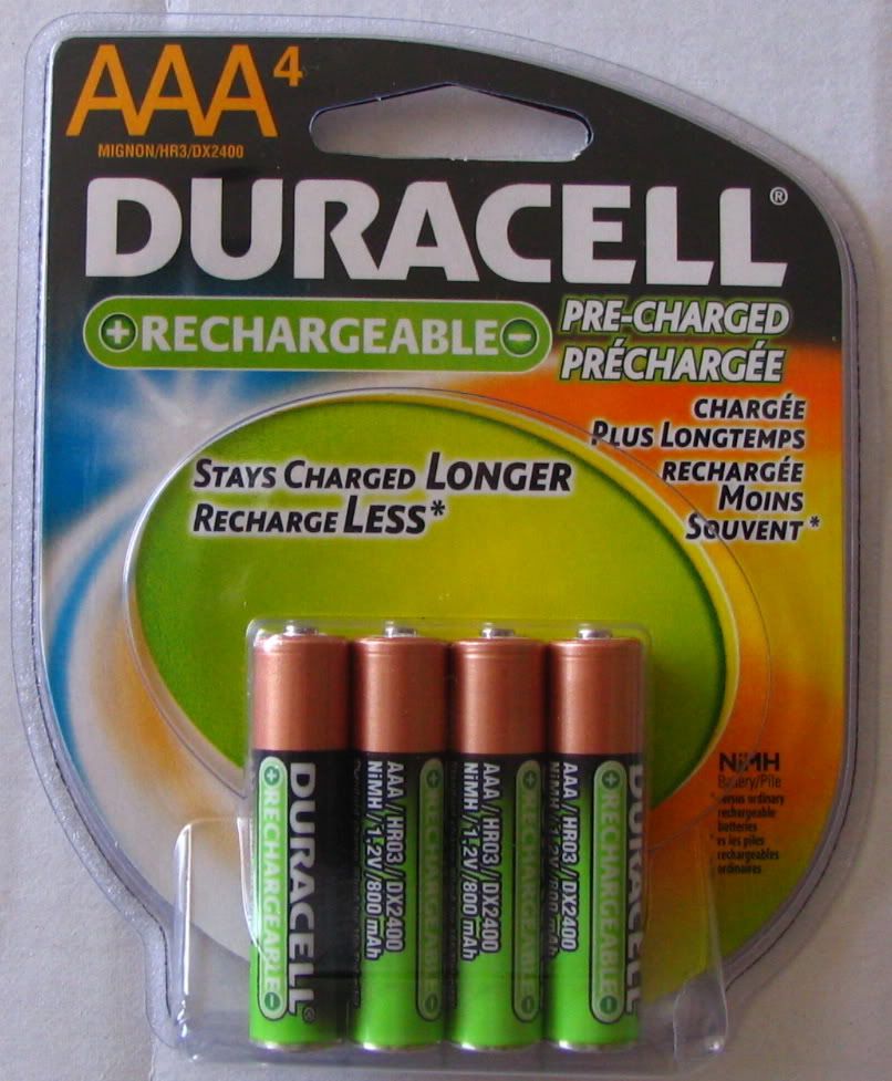 [Duracell] HOT! Duracell precharged AA or AAA (4's) white top 6.99 again SDM Jul. 1213 only