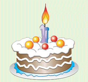Resultado de imagen de gif tarta cumpleaños