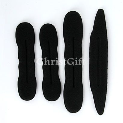 4X FORM HAIR SPONGE CLIP FOAM TOOL BUN MAKER TWIST UK SELLER | eBay