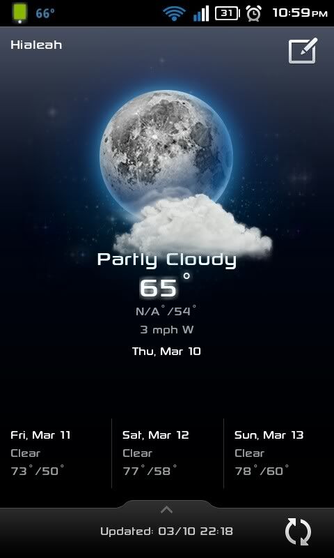BETA of MIUI Weather.