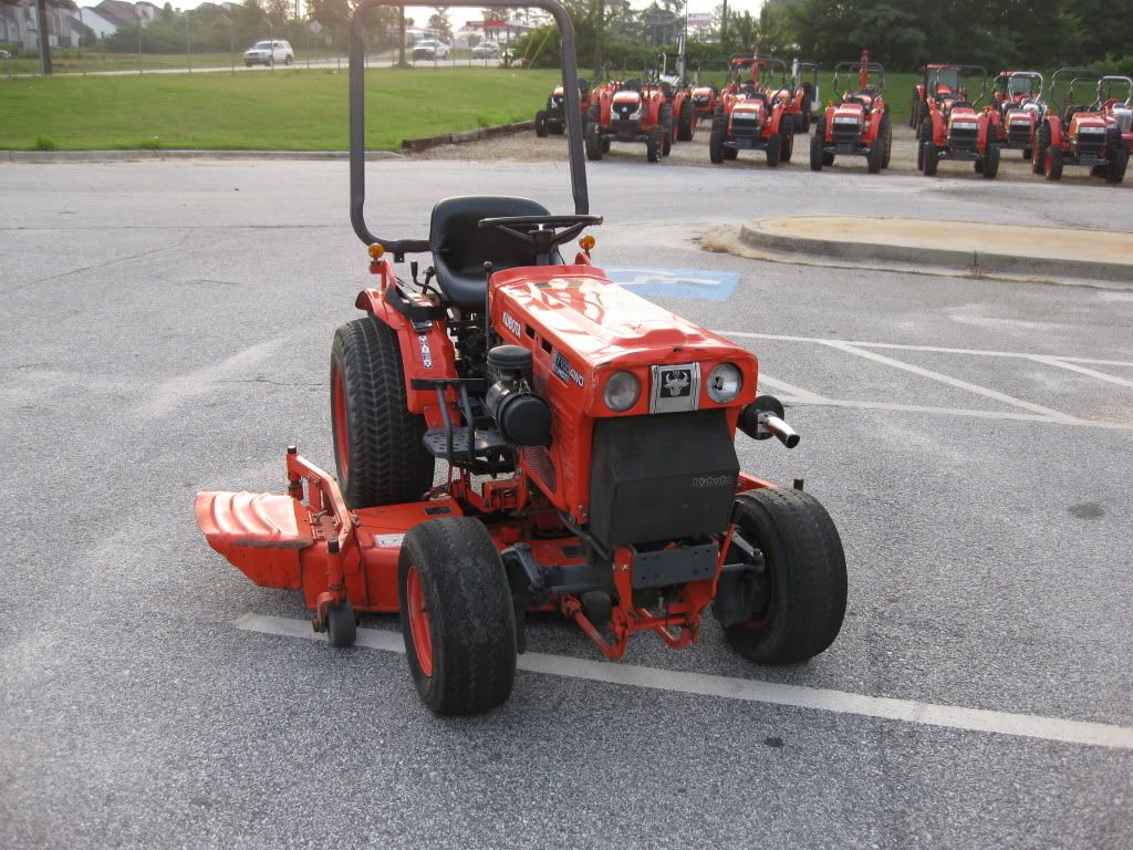 1994 Kubota B7100 4wd Tractor W 60 Mower Deck