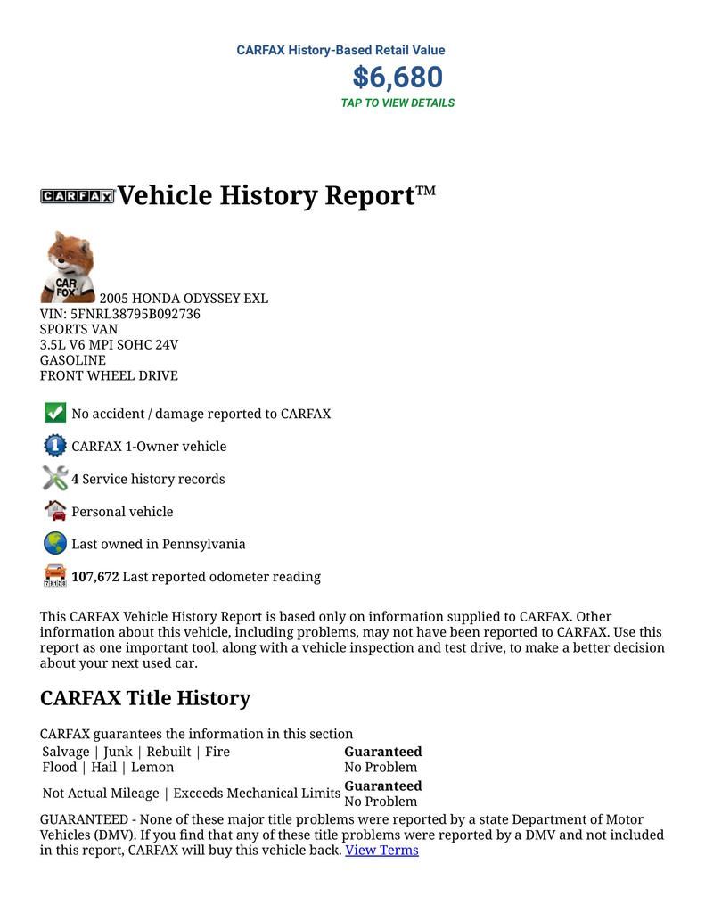  photo CARFAX Vehicle History Report for this 2005 HONDA ODYSSEY EXL_ 5FNRL38795B092736-page-001_zpslo5tgux9.jpg