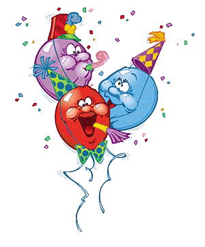 Birthday Party Places on Happy Birthday Shatilly Congratulations Teen Animated Balloons