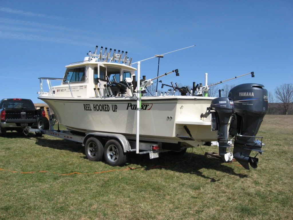 Mounting a new kicker motor with power tilt. This Old Boat Lake