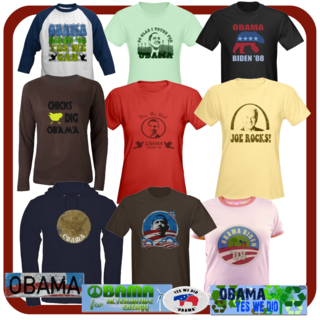 Obama shirts, merchandise and political apparel