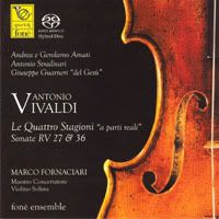 Vivaldi / Marco Fornaciari / fone ensemble - Le Quattro Stagioni - Sonate RV 27 & 36 (SACD)