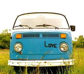 blue love van vintage retro 70s photography Pictures, Images and Photos