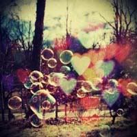 bubbles and hearts retro photography Pictures, Images and Photos