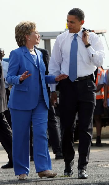 President Obama and Secretary of State Hillary Clinton