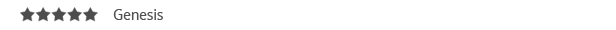 Genesis Genesis
