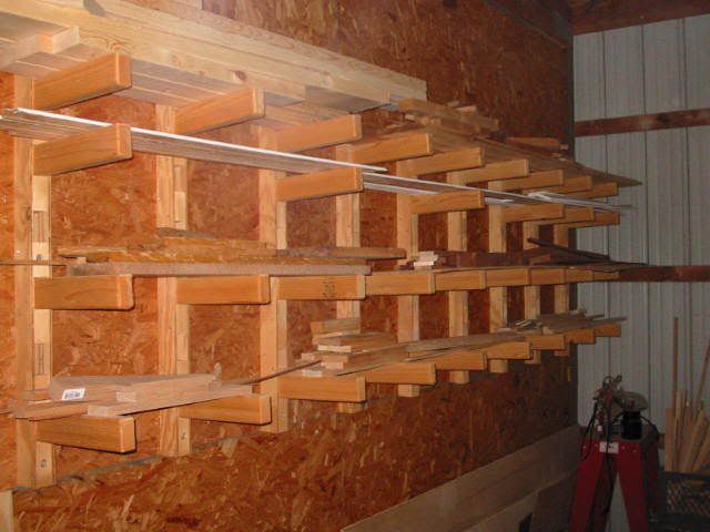 Wood Storage Rack Plans