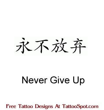 Tattoojpg Never Give Up