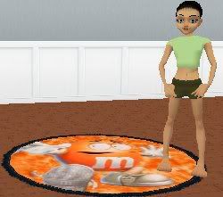 mm Orange rug