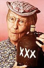 Granny's hootch is a vegan beverage