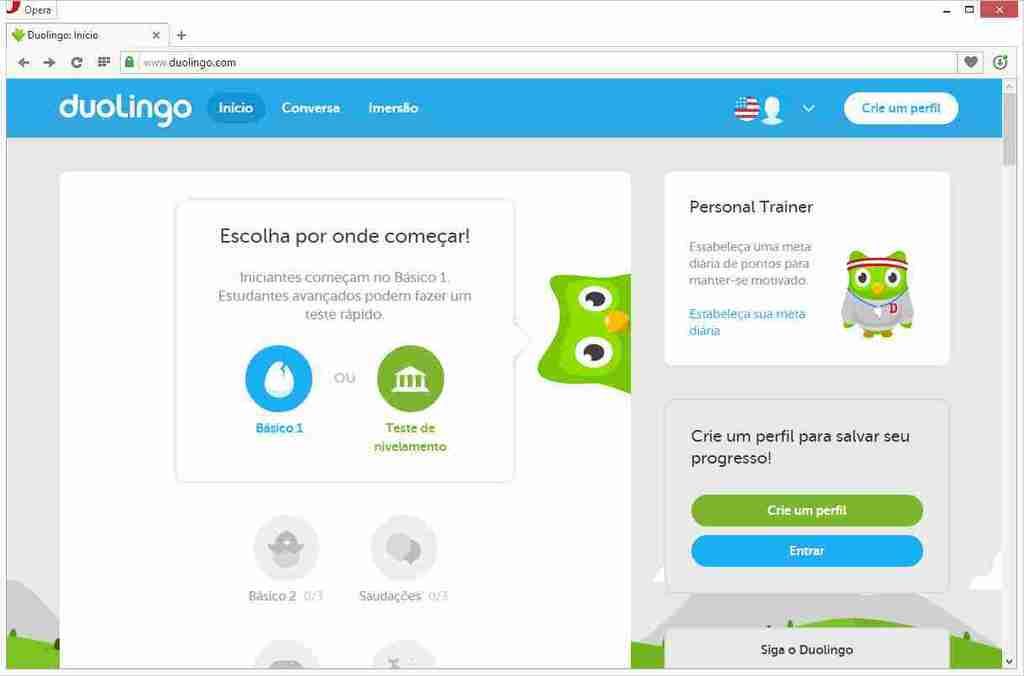 duolingo navegador