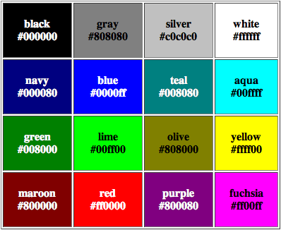 hexadecimal