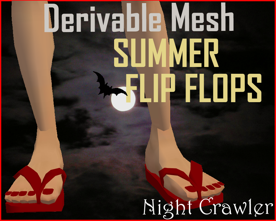 NightCrawler Female Summer Flip Flops Mesh