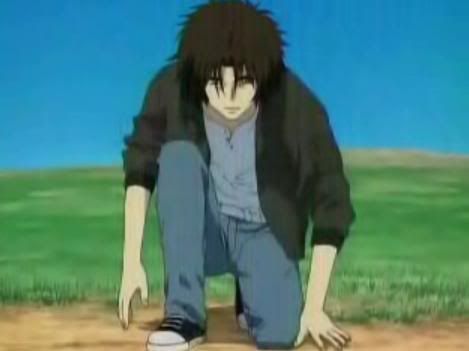 Kiba Looking At His Wolf Form In The Water