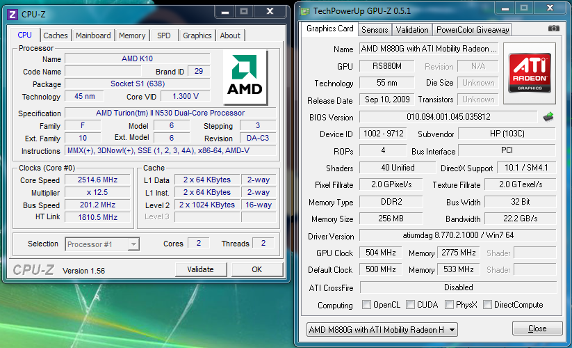 Ati mobility radeon hd 4250 series    