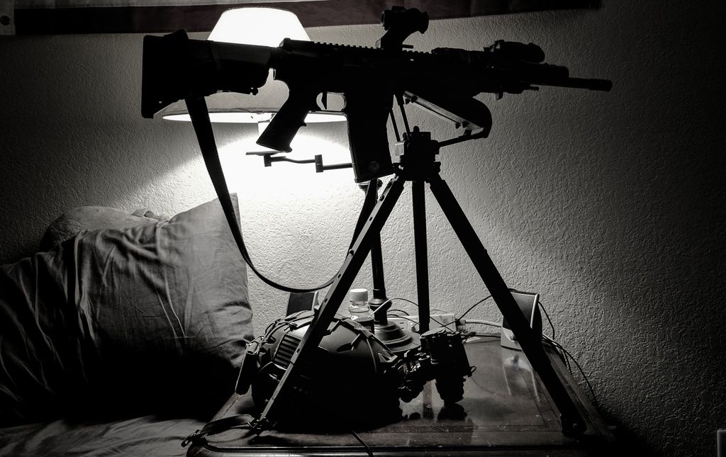 Where do you keep your "bedside" gun at night?