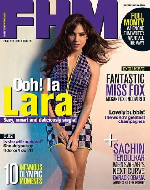 Lara on FHM
