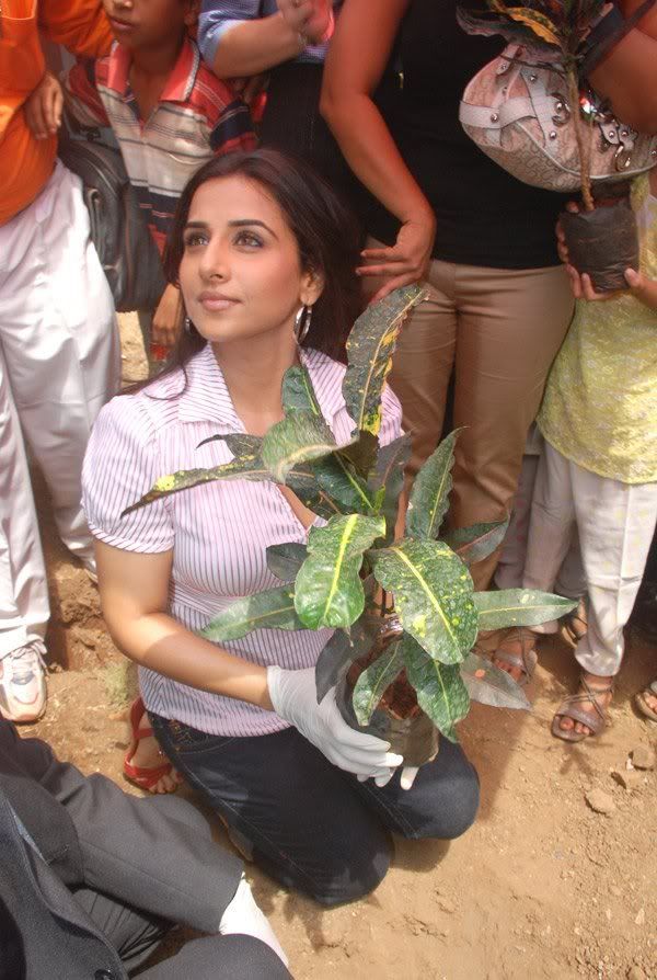 Vidya Balan green