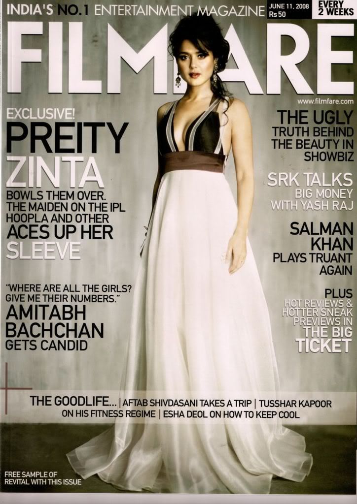 Preity in Filmfare