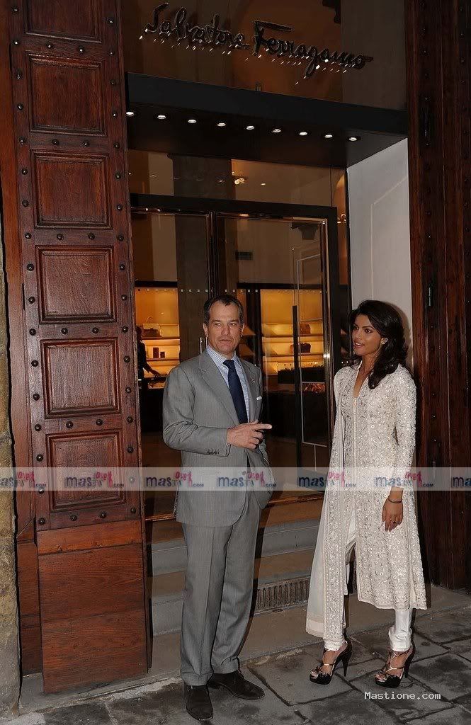 Priyanka Chopra at Salvatore Ferregamo