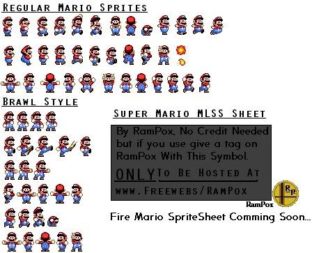 Smash Bros Sprites