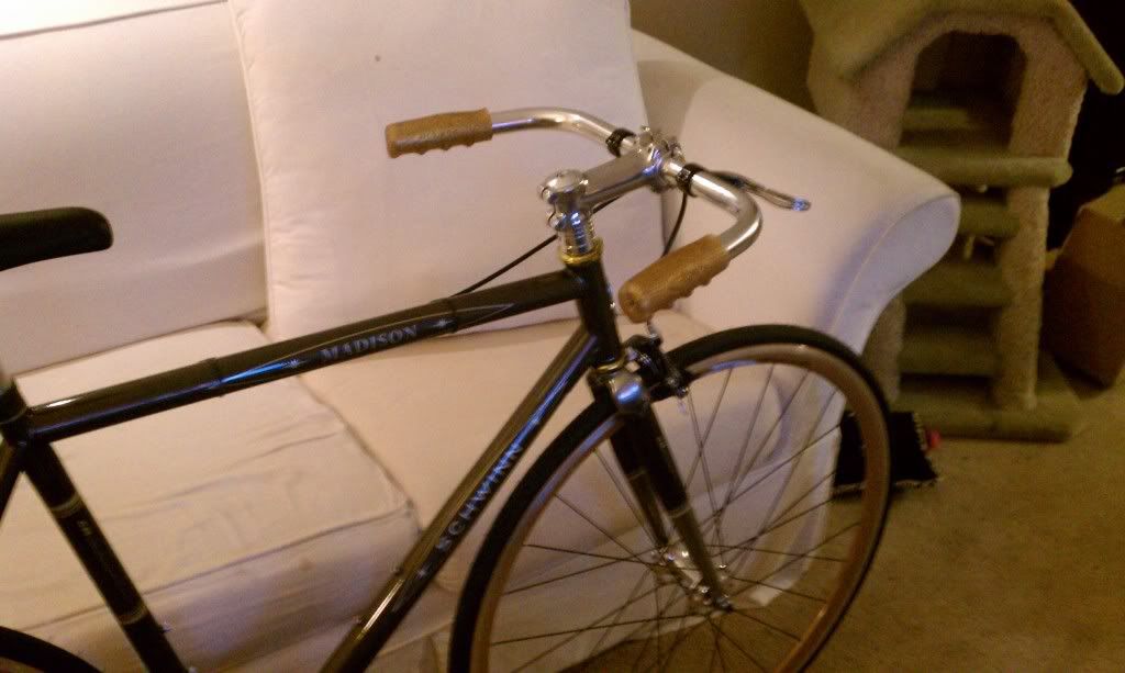 town bike handlebars