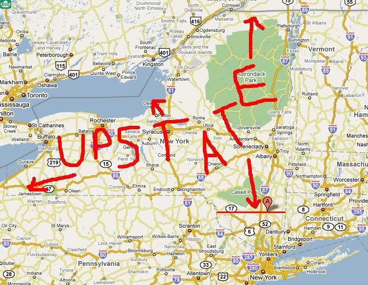 Where Does Upstate New York Start?