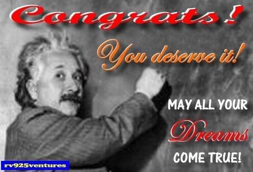 Einstein ~ Congrats! Pictures, Images and Photos