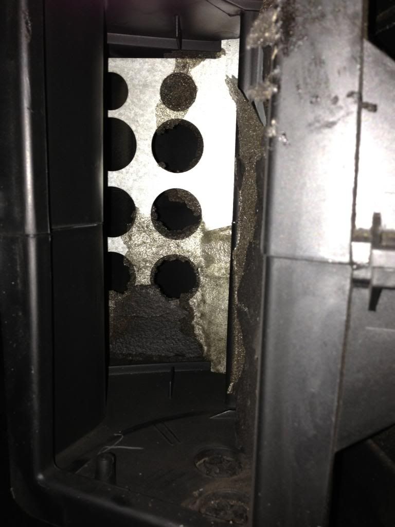 Heater blowing cold not hot matrix cleanse and air flaps foam refurb