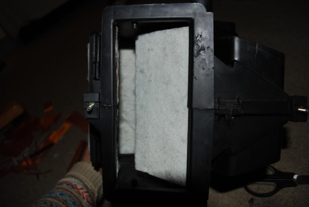 Heater blowing cold not hot matrix cleanse and air flaps foam refurb