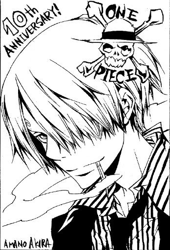 One Piece qua nét vẽ của tác giả khác