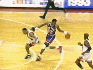 jordan gif photo: Michael Jordan blocks Patrick Ewing (1993 ECF G6) gif michaeljordanblockpatrickewing3.gif