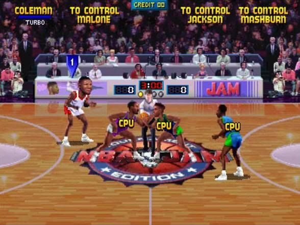 NBA JAM TE - Derrick Coleman And Karl Malone Graphics Code | NBA JAM ...